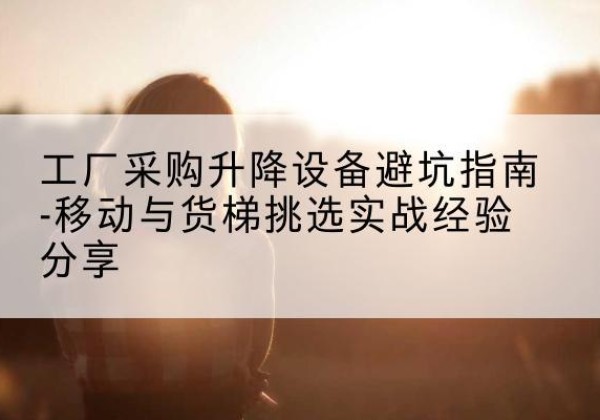 兴县移动式升降机怎么选-工厂采购升降设备避坑指南-移动与货梯挑选实战经验分享
